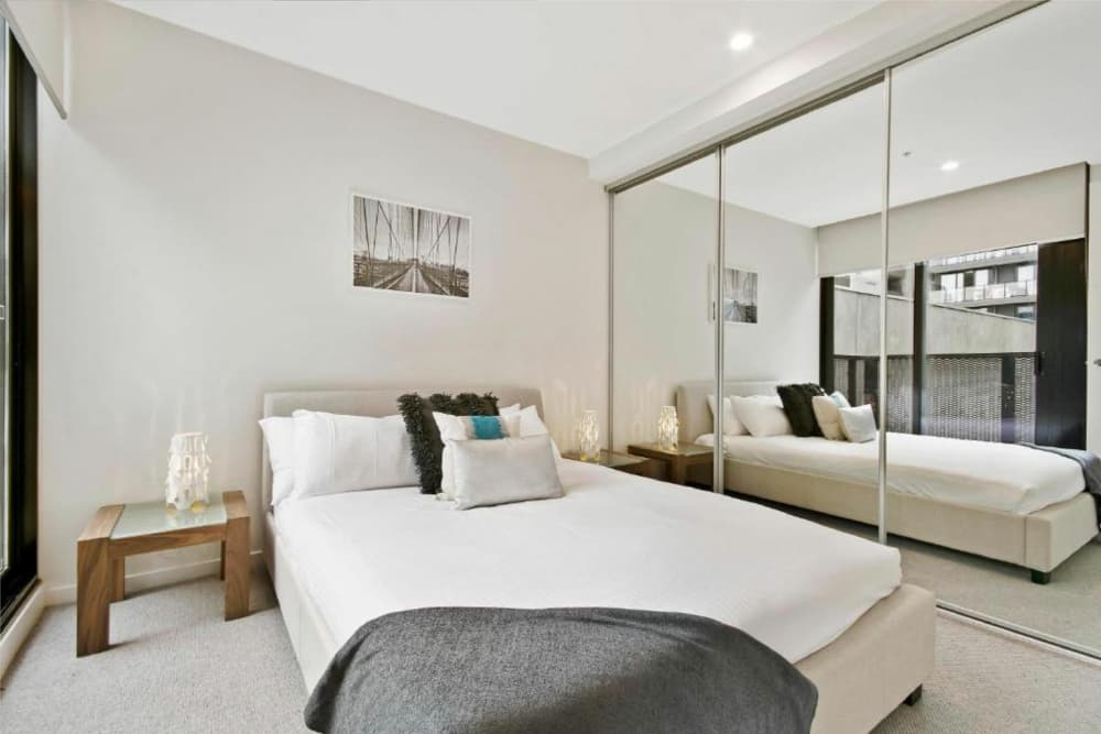 South Melbourne Stylish Accommodation Bedroom